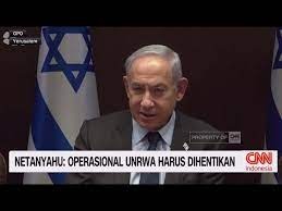 Netanyahu: Operasional UNRWA Harus Dihentikan